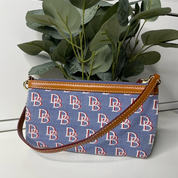 Dooney & Bourke Denim Wristlet/Mini Bag - Picture 2 of 8